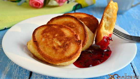Рецепт Пышные оладьи на манной крупе