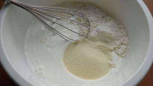 пышные оладьи на манной крупе