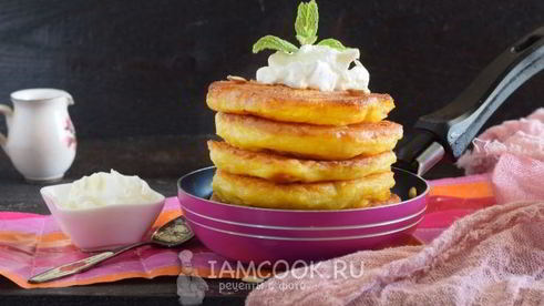 пышные оладьи с тыквой на кефире