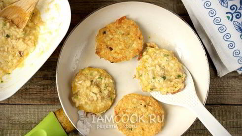 рисовые оладьи с куриным мясом