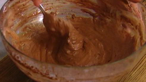 шоколадные оладушки со взбитыми сливками