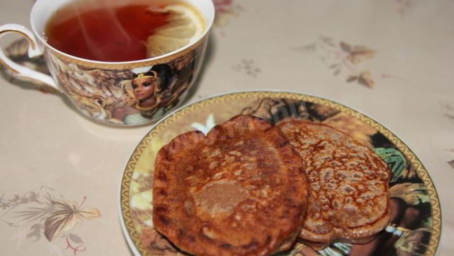 Рецепт шоколадные оладьи на кефире