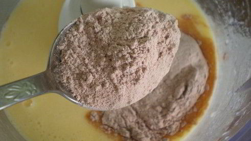 вдвойне шоколадные оладьи