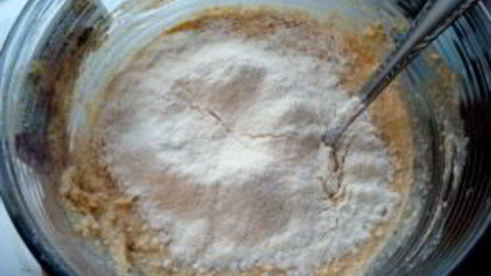 яблочно-творожные оладьи