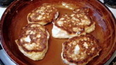 яблочно-творожные оладьи