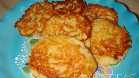 Рецепт Яблочные оладьи на кефире