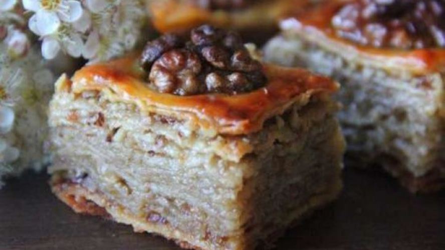 Рецепт пахлавы медовой с орехами