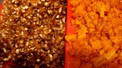 пахлава с финиками и курагой