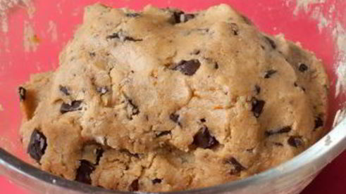 арахисовое печенье с шоколадной крошкой