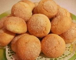 Быстрое песочное печенье к чаю