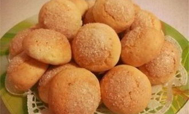 Быстрое песочное печенье к чаю