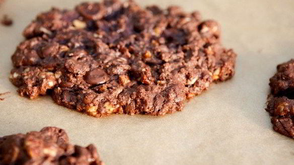 Рецепт Двойное шоколадное печенье с грецкими орехами