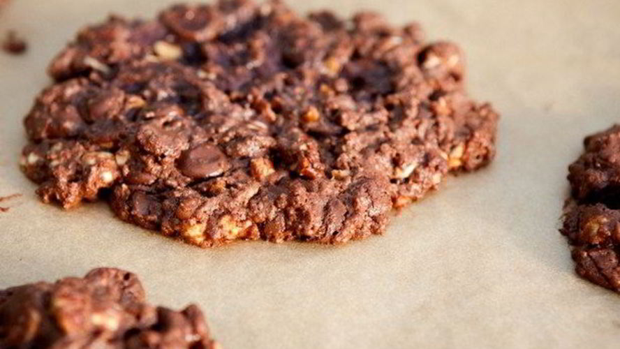 Рецепт двойное шоколадное печенье с грецкими орехами