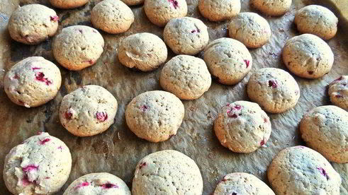 гречневое печенье с брусникой