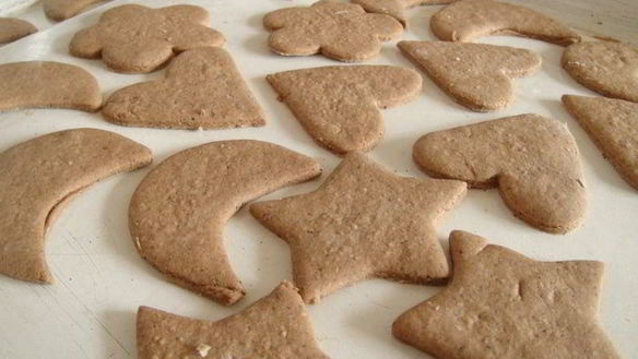 Рецепт Имбирное печенье с темной мукой