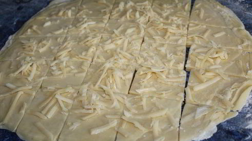 картофельное слоеное печенье с сыром