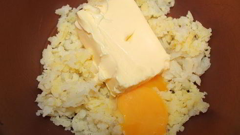 картофельное слоеное печенье с сыром