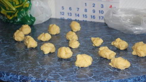 картофельное слоеное печенье с сыром