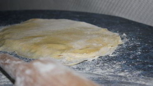 картофельное слоеное печенье с сыром