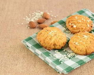 Хрустящие миндальные печенья из хлопьев