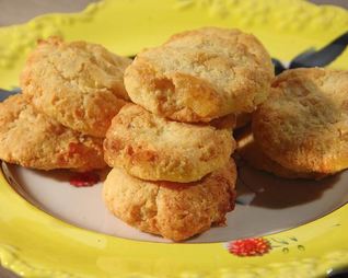 Кокосовое печенье с ананасами