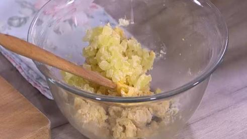 кокосовое печенье с ананасами