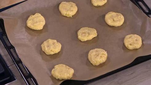 кокосовое печенье с ананасами