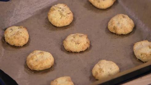 кокосовое печенье с ананасами