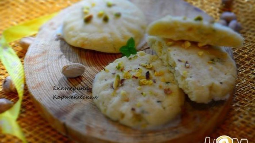 Рецепт лимонно-мятное печенье с помадкой