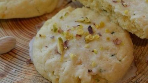 лимонно-мятное печенье с помадкой