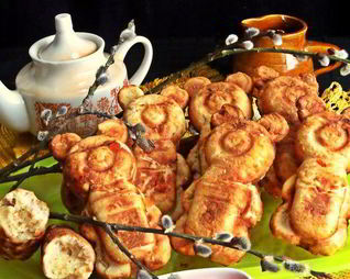 Мягкое печенье с цукатами Мишки