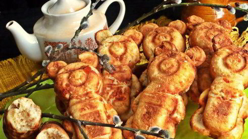 мягкое печенье с цукатами мишки