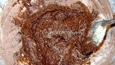 очень шоколадное печенье с трещинками