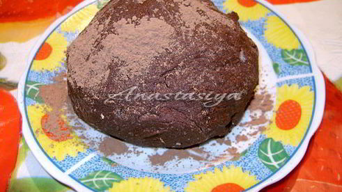 очень шоколадное печенье с трещинками