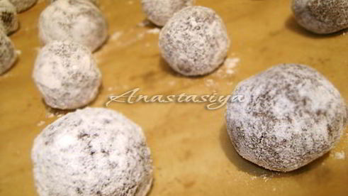 очень шоколадное печенье с трещинками