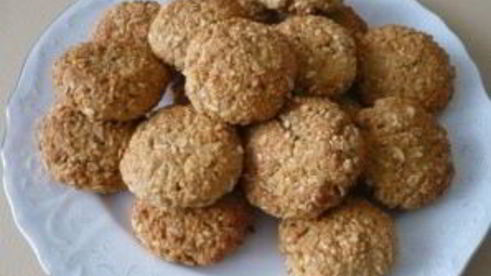 овсяное печенье с творогом и бананом