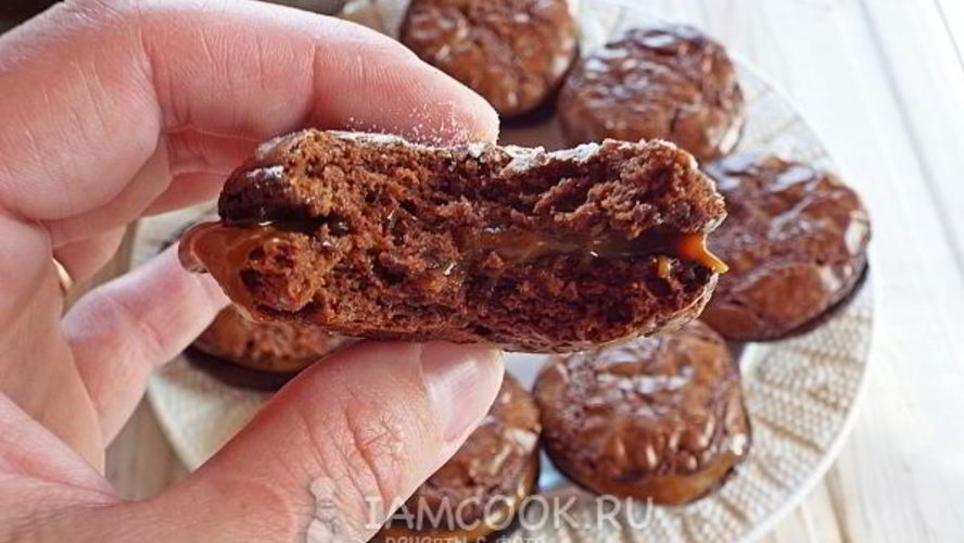 Рецепт печенье брауни с начинкой