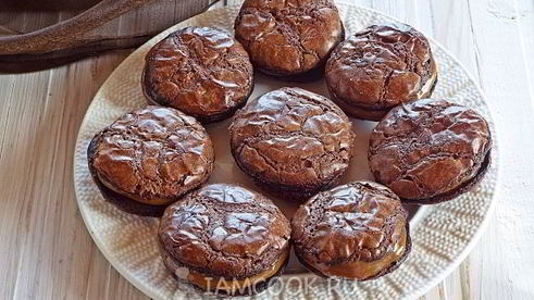 печенье брауни с начинкой