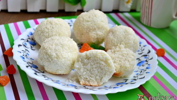 Рецепт Печенье из кокосовой стружки в мультиварке