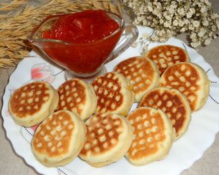 Печенье на сметане на сковороде