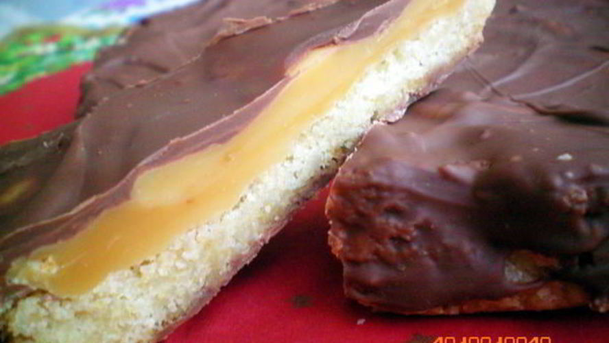 Рецепт печенье по мотивам конфеты twix