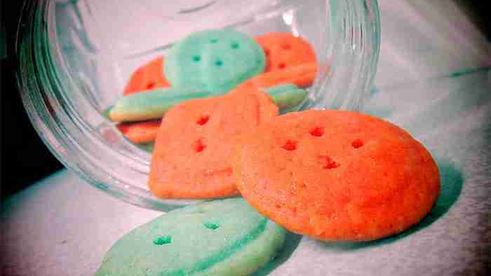 печенье пуговки