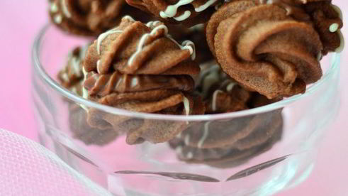 печенье с кремом шоколадный поцелуй