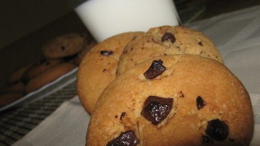 Рецепт печенье с кусочками шоколада cookies with chocolate chips