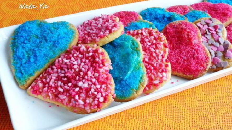 Рецепт печенье сахарные сердечки