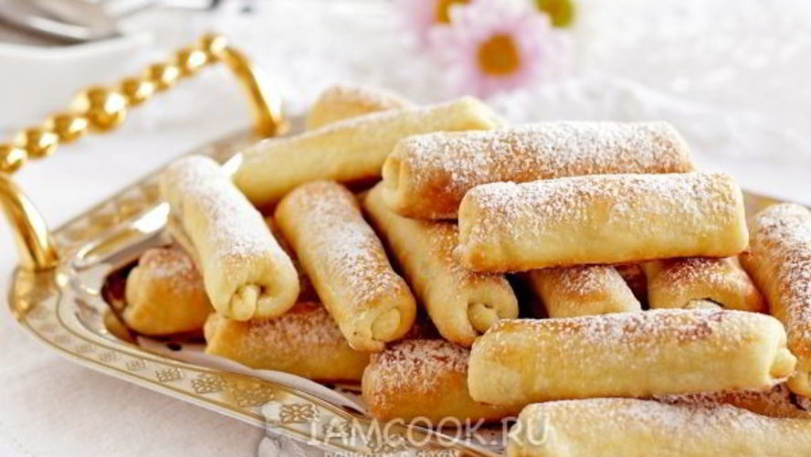 Рецепт печенье сигареты с орехами