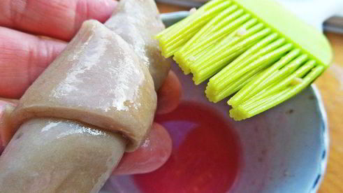 постные рогалики на яблочном соке