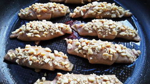 постные рогалики на яблочном соке