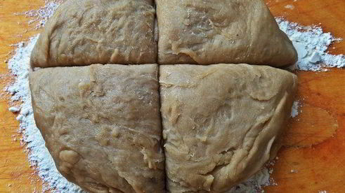 постные рогалики на яблочном соке