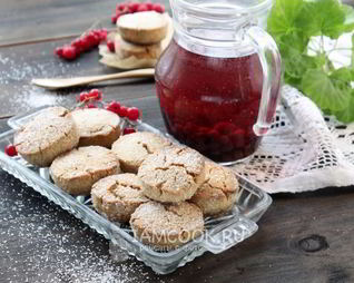 Рассыпчатое овсяное печенье